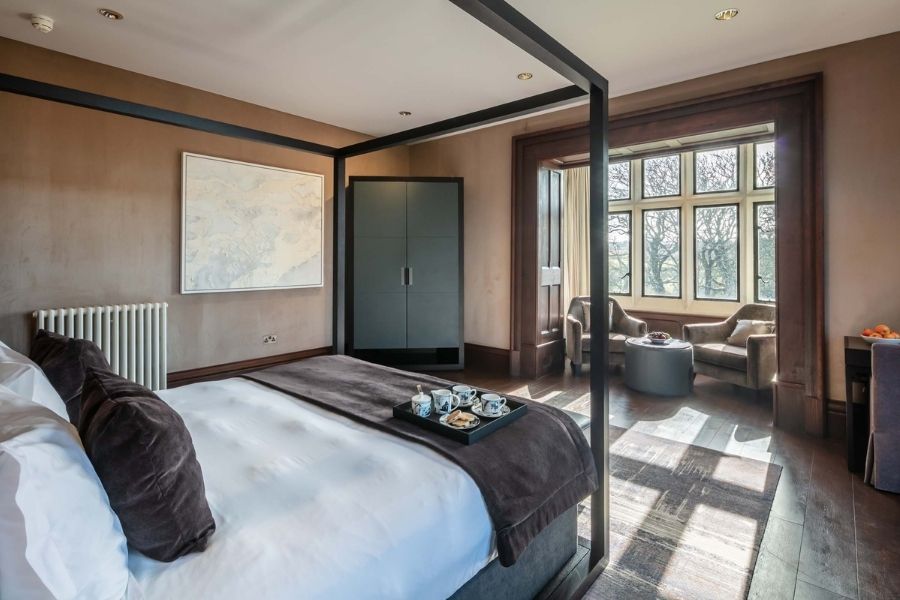 Penrhiw Priory Garden Bedroom