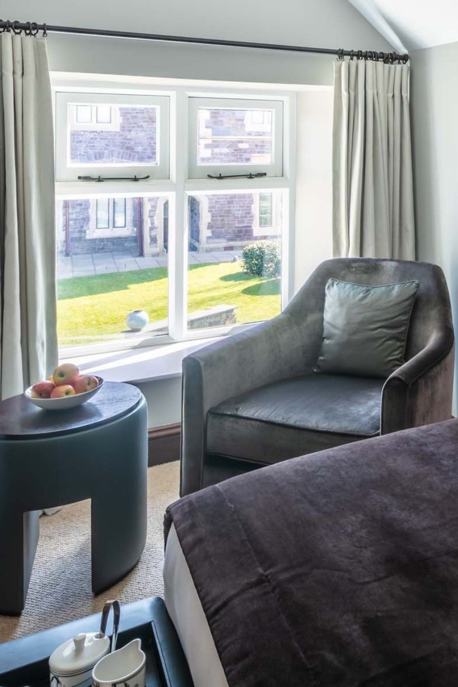 Penrhiw Priory Court Bedroom Seating Area