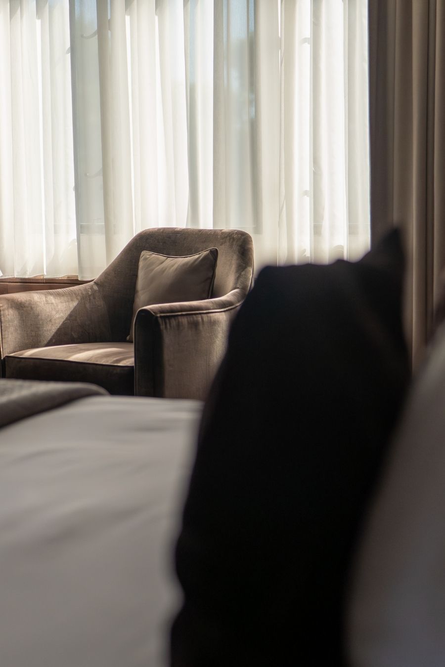 Penrhiw Priory Garden Bedroom Morning Light