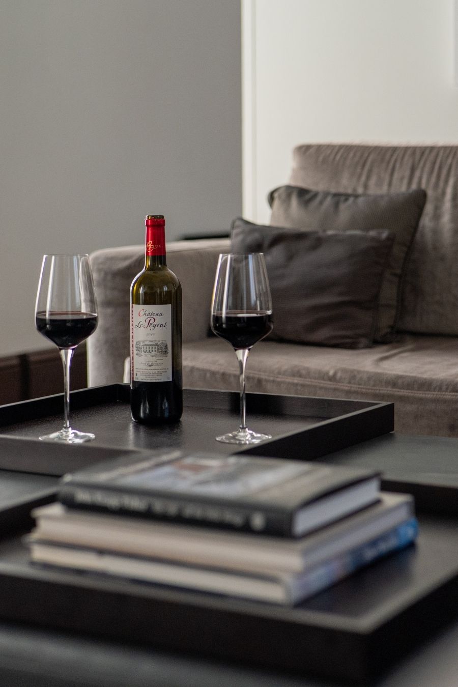 Penrhiw Priory Meadow Suite Wine in Lounge