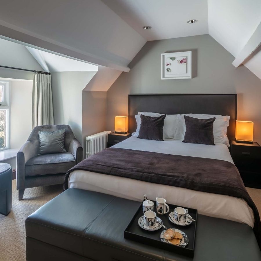 Penrhiw Priory Court Bedroom