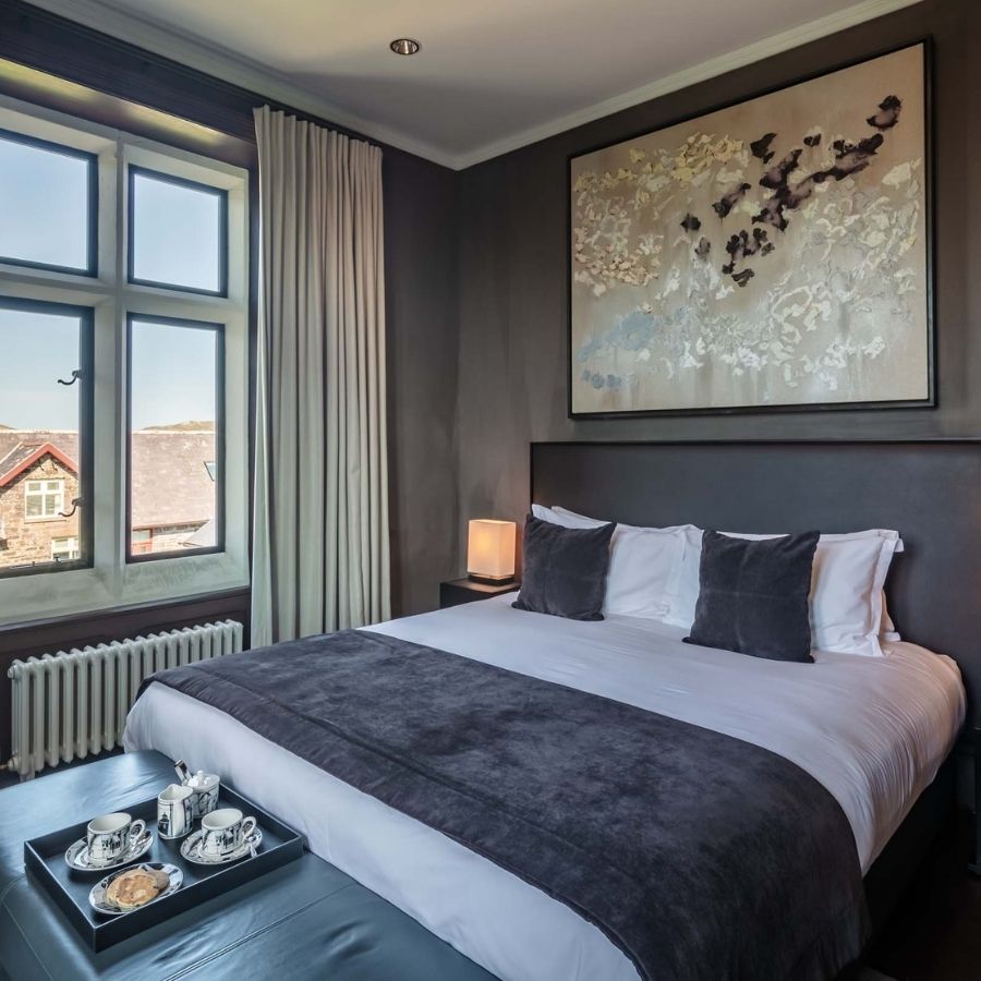 Penrhiw Priory Mountain Bedroom