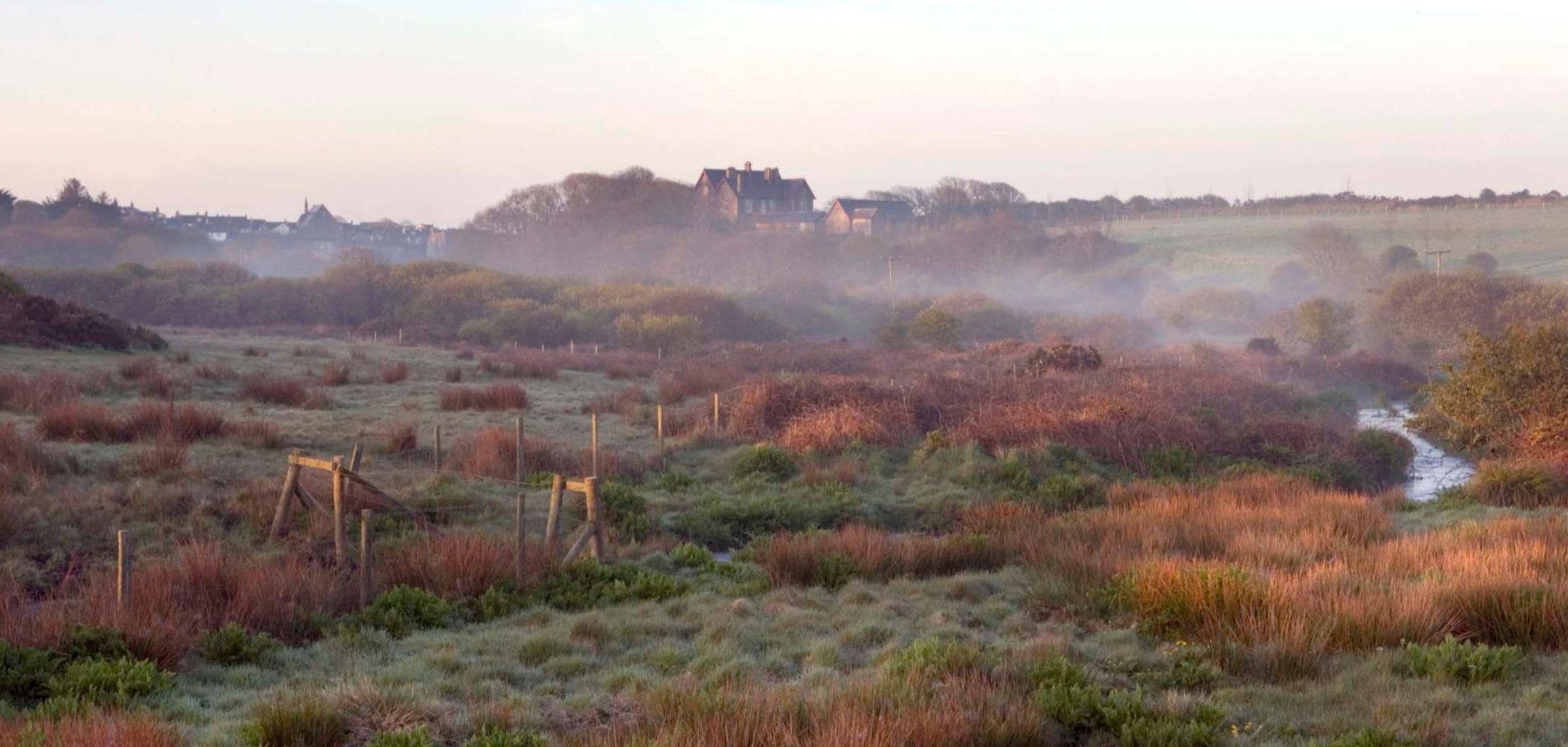 Moorland View of Penrhiw Priory