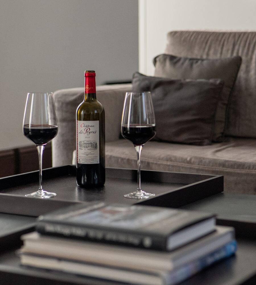 Evening Wine in the Meadow Suite