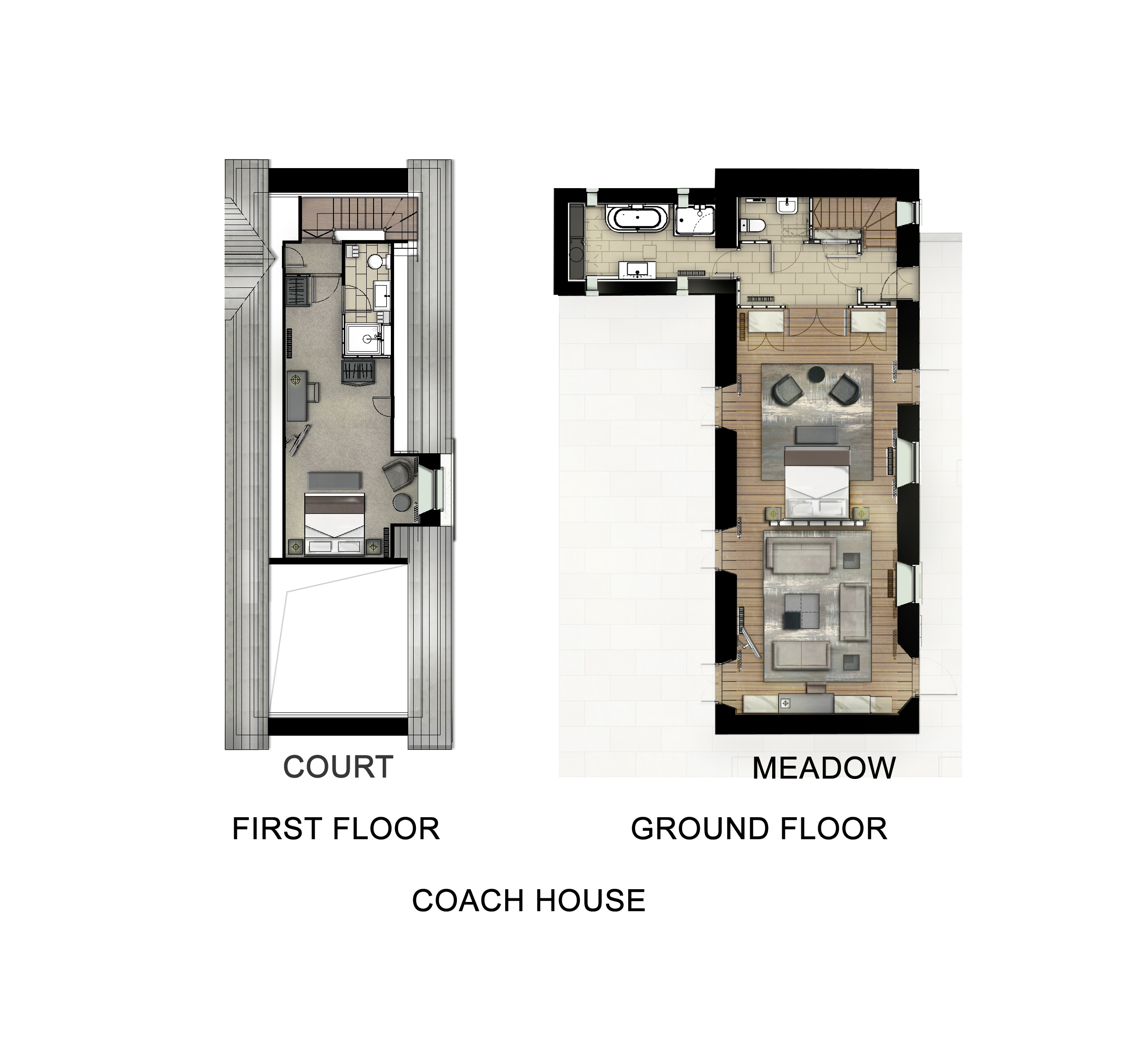 Penrhiw Priory Coach House First and Second Floor
