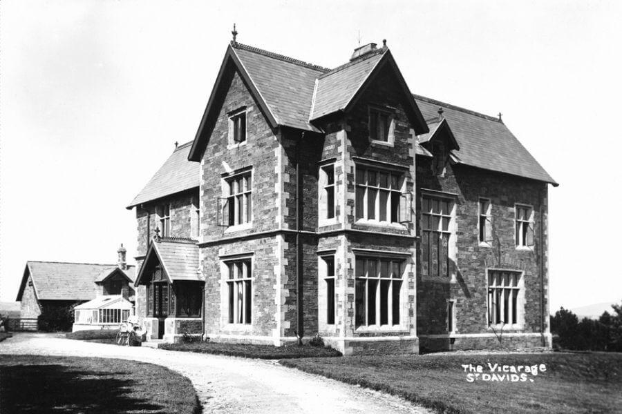 Historic image of Penrhiw Priory, St Davids